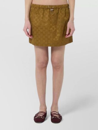 Gucci gg nylon mini skirt regular fit