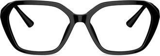 Jimmy Choo Eyewear Occhiali oversize - Nero