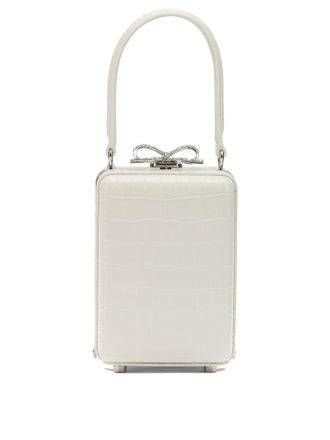 Self Portrait Zelfportret Borsa A Mano Mini in Pelle Di Coccordillo