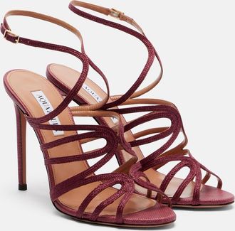 Aquazzura Sandalias Serenade de rafia