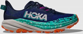 Hoka One One Womens Speedgoat 6 Sneaker In Varsity Navy / Meteor