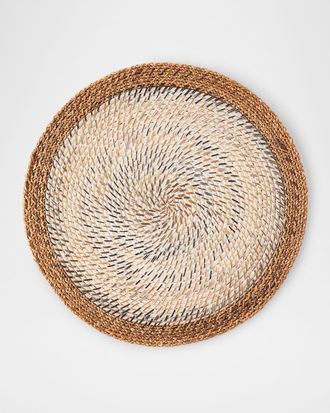 Deborah Rhodes Shaded Rattan Placemat, Set of 4