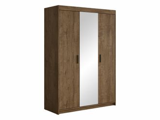 Mirjan24 Mobilier1 - Armario Novduni 102, Roble De Lefkada, 191x133x53cm, Puertas De Armario: Con Bisagras, N&uacute;mero De Estantes: 0