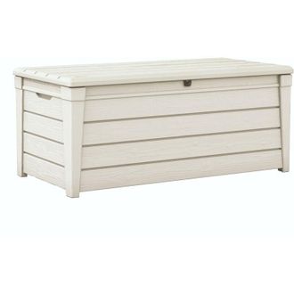 Keter Baule da Esterno Brightwood 145x69,7x60,3 cm in Resina Bianco