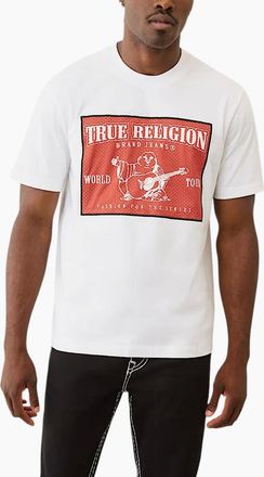 True Religion Mens True Religion 109305 Mens T Shirts - White - Size: 34