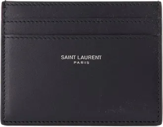 Saint Laurent Pasjeshouder met logo - Blauw