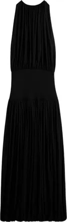 Toteme Black Round Neck Maxi Dress