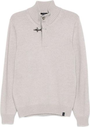 Fay Grey Wool Sweater