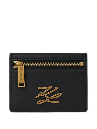 Karl Lagerfeld K/Autograph cardholder - women - Leather - One Size - Black