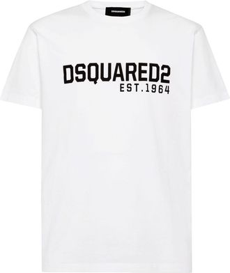 Dsquared2 logo-print T-shirt - men - Cotton - XXXL - White