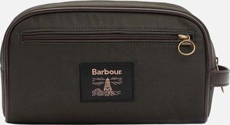 Barbour Womens Barbour Wax Washbag - Black - Size: ONE size