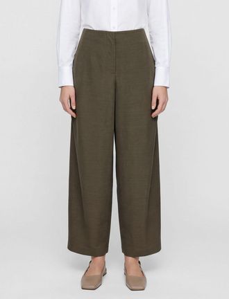 Jacquemus Pantaloni wide leg a vita alta in lana vergine