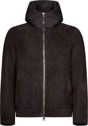 Herno Shearling Jacket - Heren - Winterjassen - Bruin - L - Jassen