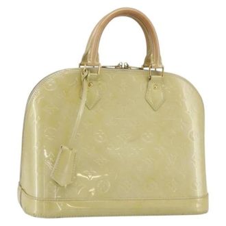 Louis Vuitton Pre-owned Handbags, female, Beige, Size: ONE SIZE Pre-owned Alma PM Hand Bag