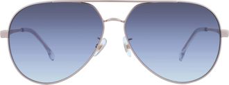 Carrera Blue Gradient Pilot Ladies Sunglasses CARRERA 3005/S 0LKS/GB 63
