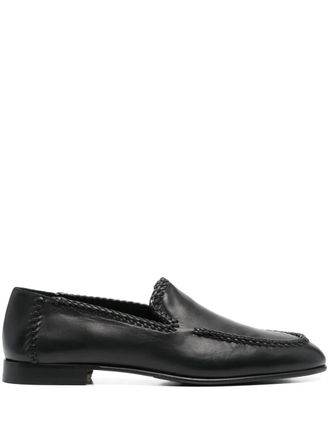 Canali leather loafers - Black