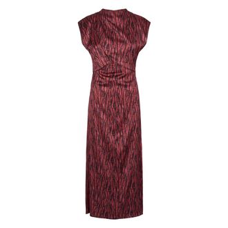 Americandreams Cici Dress - Dames - Maxi kleedjes - Rood - M - Kleedjes