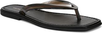 Veronica Beard Clea Flip Flop in Black at Nordstrom, Size 5
