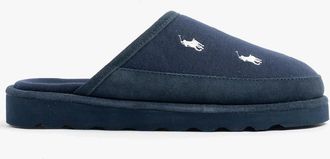 Polo Ralph Lauren Mens Polo Ralph Lauren RD SCFF II Mens Slippers Navy/Paper White - Blue - Size: 10