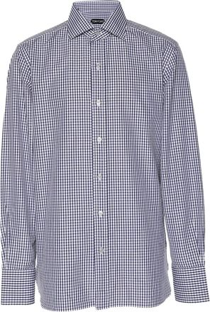 Tom Ford Camicia a quadri - Blu