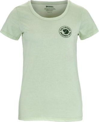 Fj&auml;llr&auml;ven 1960 Logo T-Shirt f&uuml;r Damen | gr&uuml;n
