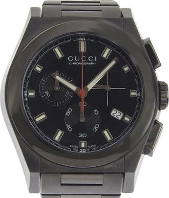 Gucci Pre-owned Pantheon Stainless Steel Horloge - Heren - Vintage Horloges - Zwart - ONE Size - Vintage