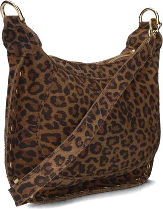 Notre-V Monica Schoudertas - Dames - Tassen - Bruin - Maat: ONE Size