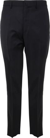 Lanvin Cigarette Broeken - Heren - Nette broeken - Blauw - M - Wol - Broeken
