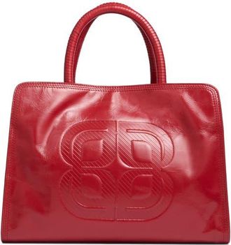 L.k. Bennett Ella Embossed Leather Tote in Claret at Nordstrom, Size One Size Oz