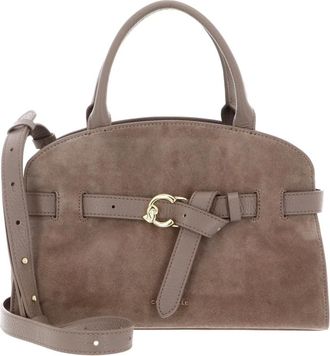 Coccinelle Sabine Suede Bi - Dames - Handtassen - Bruin - ONE Size - Katoen - Tassen