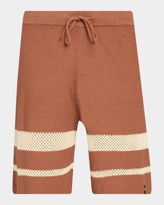 Palm Angels Men & apos;s Palm Type Loose Shorts