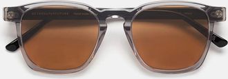 Retro Superfuture Sunglasses Unique Style M40 Black/Brown Unisex
