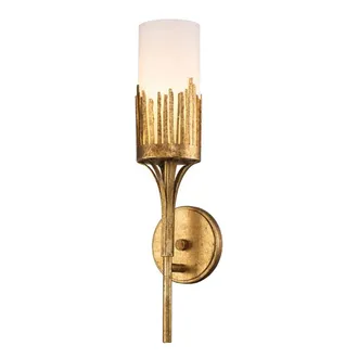Elstead Lighting l&aacute;mpara de pared, pan de oro con esmalte antiguo