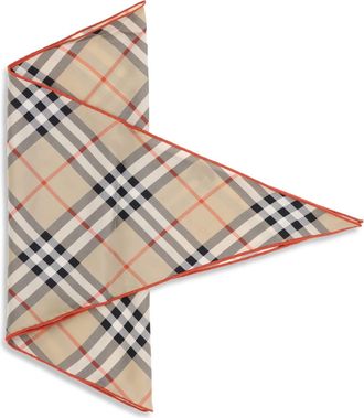 Burberry Silk Check Scarf