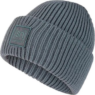super.natural Krissini Beanie M&uuml;tze - Unisex | grau/blau