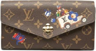 Louis Vuitton Pre-owned Long wallet (bi-fold) - Dames - Vintage Accessoires - Bruin - ONE Size - Vintage