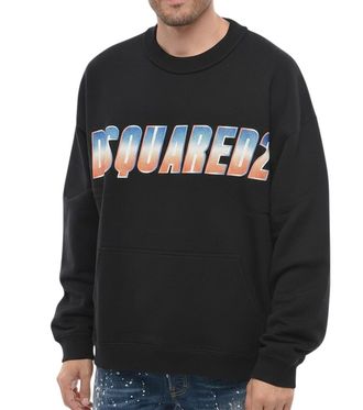 Dsquared2 Black Crew Neck Sweatshirt