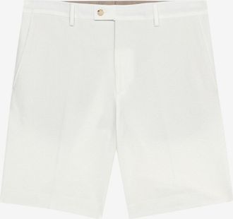 Maurizio Baldassari Chino-Bermuda aus gestreiftem Seersucker