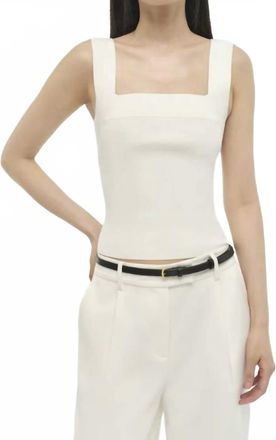 SIMKHAI Madine Tank Top In White