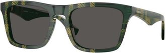Burberry BE4434F Asian Fit 412587 Mens Sunglasses Green Size 57