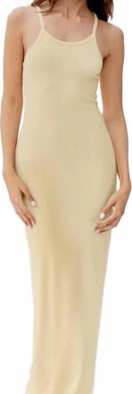 Éterne Tank Dress Maxi In Oat