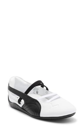 Puma Speedcat Ballet Sneaker in Puma White/Puma Black at Nordstrom, Size 8.5