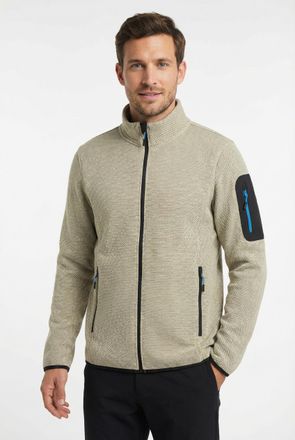 Icepeak Fleecejacke ICEPEAK BREDSTEDT, Herren, Gr. XXL, powder, Obermaterial: 100% Polyester, normal, Jacken Fleecejacke