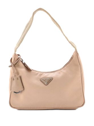 Prada Re-Edition 2000 Tessuto Mini hobo bag - Neutrals