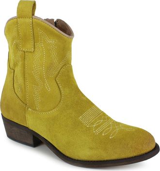 Artisan by Zigi Mireya Lizard Embossed Western Boot in Green at Nordstrom, Size 6