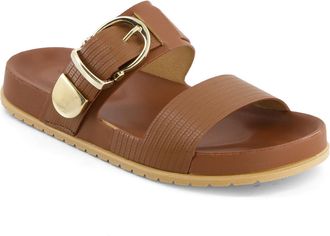 Andrea Womens Double Strap Footbed Sandals 90562