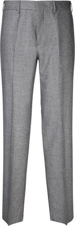 Lardini Itsk 61422 Broeken - Heren - Nette broeken - Grijs - S - Wol - Broeken