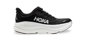 Hoka One One Bondi 9 Womens Running Shoe - Black/White
