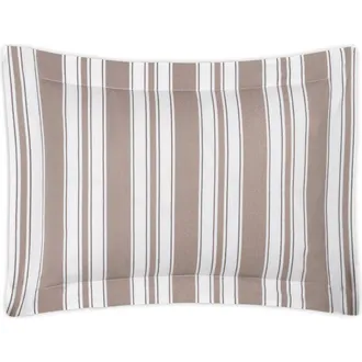 Matouk Elio Pillow Sham in Mocha at Nordstrom, Size Boudoir