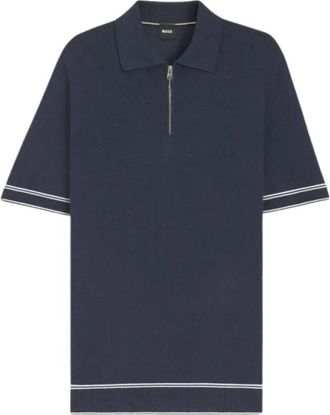 HUGO BOSS Uomo, Top, Blu, M, new